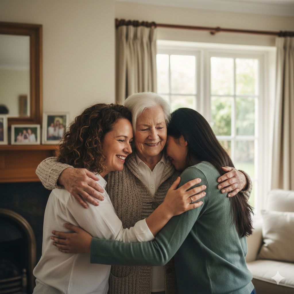 Ilustración de solidaridad y apoyo comunitario